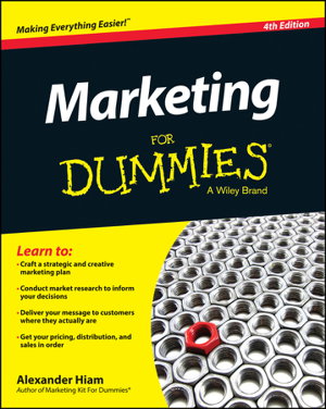 Cover art for Marketing for Dummies 4th Edition