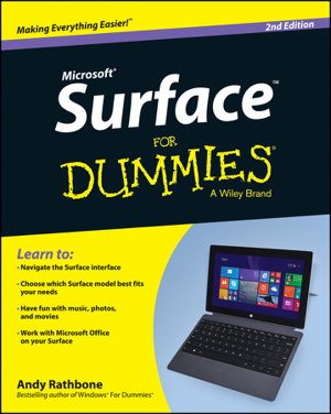 Cover art for Surface For Dummies