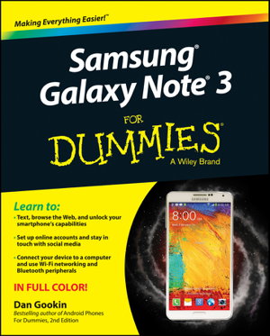 Cover art for Samsung Galaxy Note 3 for Dummies