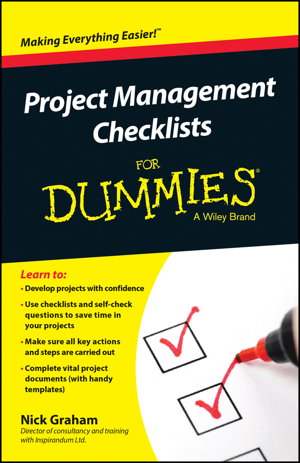 Cover art for Project Management Checklists For Dummies