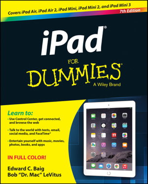 Cover art for iPad For Dummies