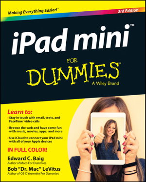 Cover art for Ipad Mini for Dummies, 3rd Edition