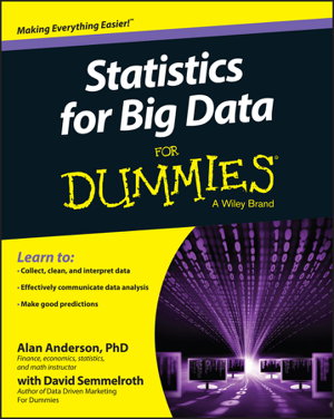 Cover art for Statistics for Big Data for Dummies