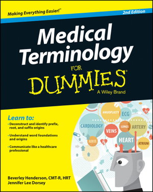 Cover art for Medical Terminology for Dummies, 2nd Edition