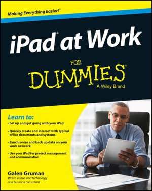 Cover art for iPad at Work For Dummies