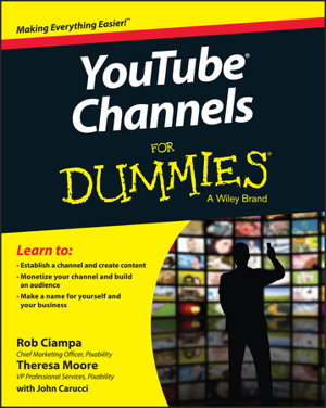 Cover art for YouTube Channels For Dummies