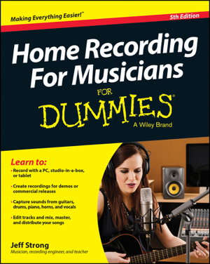 Cover art for Home Recording for Musicians for Dummies