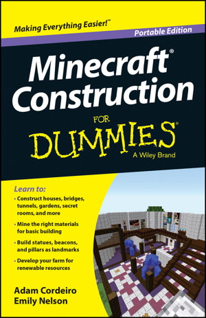 Cover art for Minecraft Construction For Dummies