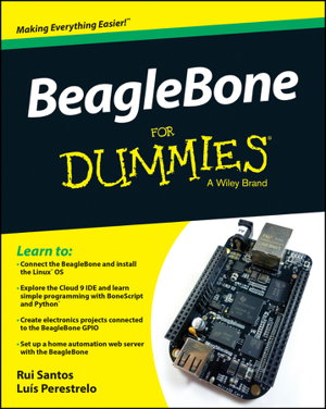Cover art for Beaglebone For Dummies