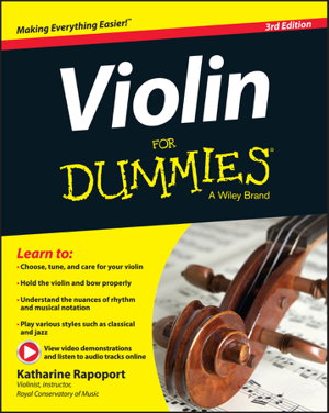Cover art for Violin For Dummies (3rd Edition)
