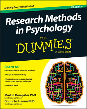 Cover art for Research Methods in Psychology for Dummies