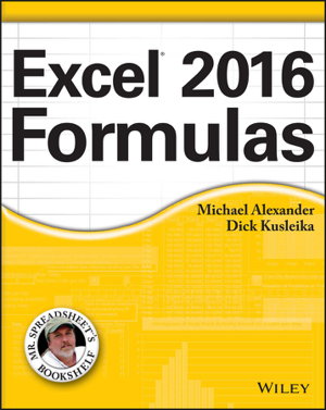 Cover art for Excel 2016 Formulas