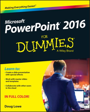 Cover art for PowerPoint 2016 for Dummies