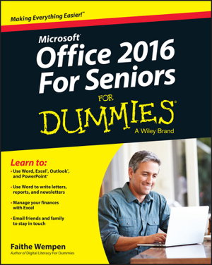 Cover art for Office 2016 For Seniors For Dummies