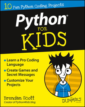 Cover art for Python for Kids for Dummies