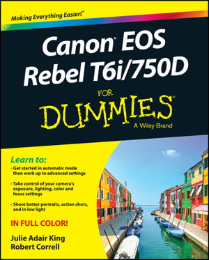 Cover art for Canon Eos Rebel T6i/750D for Dummies