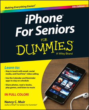 Cover art for iphone for Seniors for Dummies