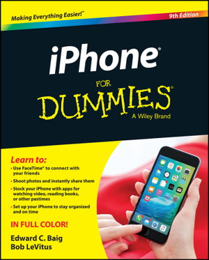 Cover art for iPhone For Dummies