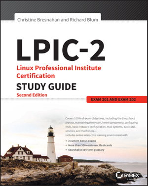 Cover art for LPIC-2- Linux Professional Institute Certification  Study Guide, 2e  (Exam 201 and Exam 202)