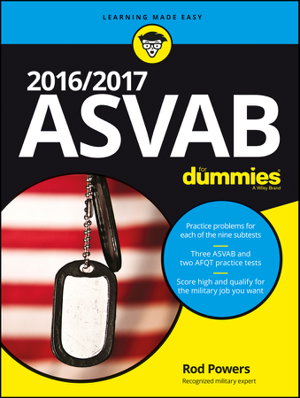 Cover art for ASVAB For Dummies