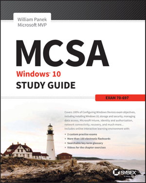 Cover art for MCSA MS Windows 10 Study Guide Exam 70-697