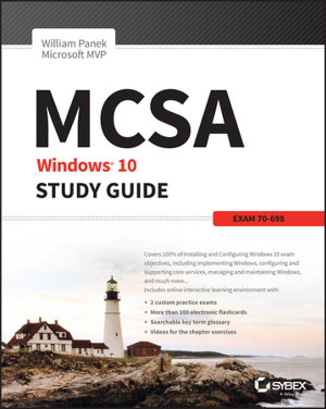 Cover art for MCSA Windows 10 Study Guide - Exam 70-698