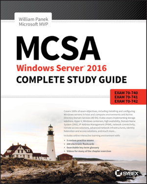 Cover art for MCSA Windows Server 2016 Complete Study Guide