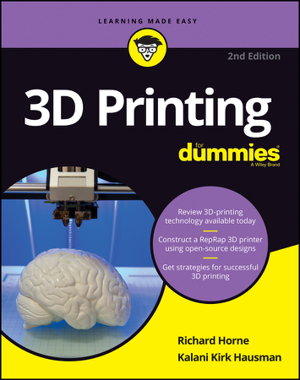 Cover art for 3D Printing For Dummies