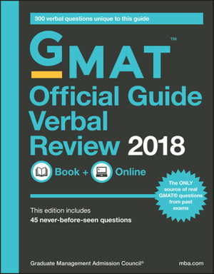 Cover art for GMAT Official Guide 2018 Verbal Review: Book + Online