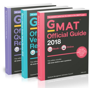 Cover art for GMAT Official Guide 2018 Bundle: Books + Online