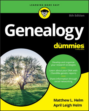 Cover art for Genealogy For Dummies