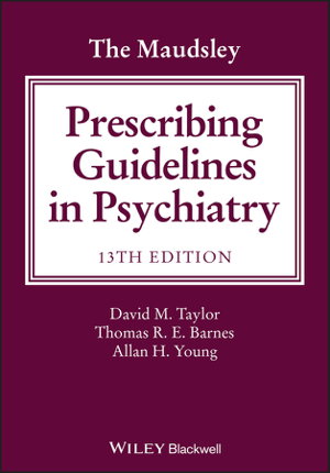 Cover art for The Maudsley Prescribing Guidelines in Psychiatry 13th edition
