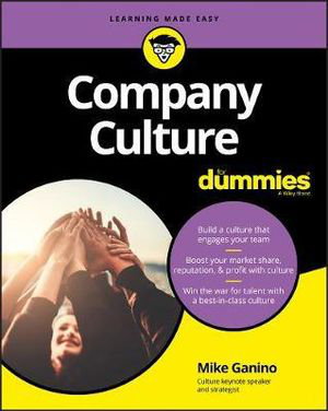 Cover art for Company Culture For Dummies