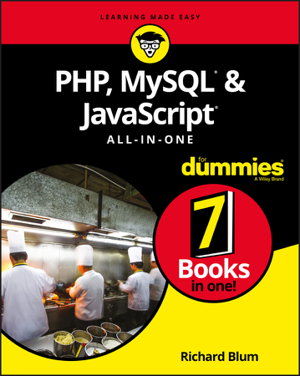 Cover art for PHP, MySQL, & JavaScript All-In-One For Dummies