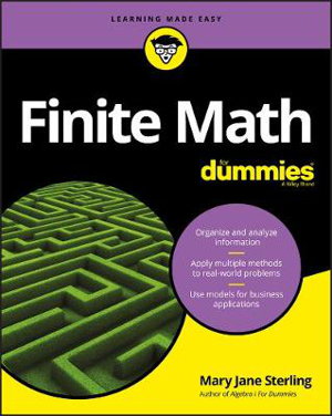 Cover art for Finite Math for Dummies