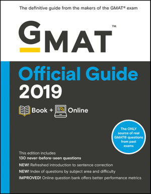 Cover art for GMAT Official Guide 2019