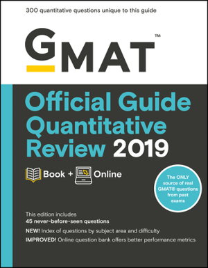 Cover art for GMAT Official Guide Quantitative Review 2019