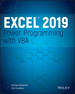 Cover art for Excel 2019 Power Programming with VBA