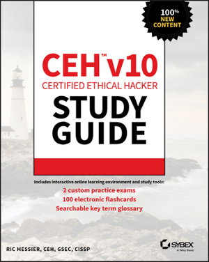 Cover art for CEH v10 Certified Ethical Hacker Study Guide