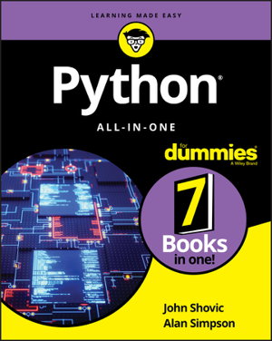 Cover art for Python All-in-One For Dummies