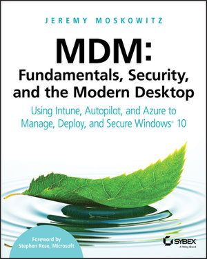Cover art for MDM: Fundamentals, Security, and the Modern Desktop