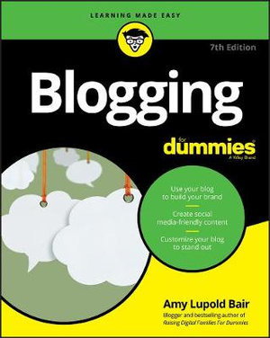 Cover art for Blogging For Dummies