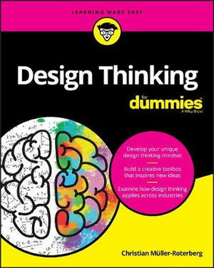 Cover art for Design Thinking For Dummies