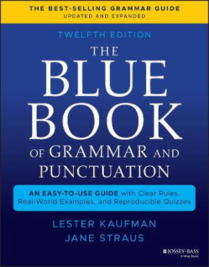 Cover art for The Blue Book of Grammar and Punctuation
