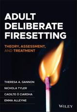 Cover art for Adult Deliberate Firesetting
