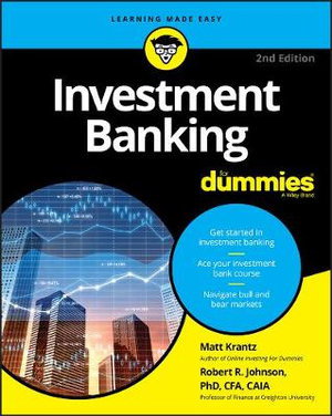 Cover art for Investment Banking For Dummies