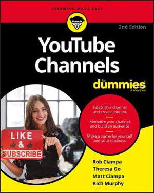 Cover art for YouTube Channels For Dummies