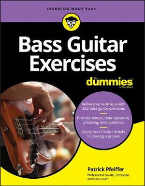 Cover art for Bass Guitar Exercises For Dummies