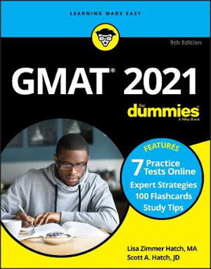 Cover art for GMAT For Dummies 2021
