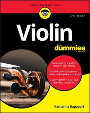 Cover art for Violin For Dummies